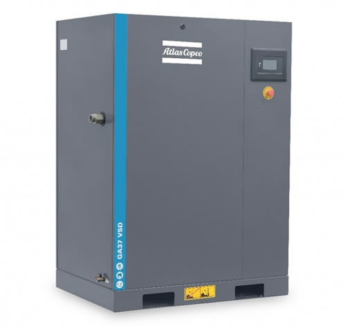 阿特拉斯空压机全新GA 30-37 VSD iPM油冷永磁变频压缩机强势登陆